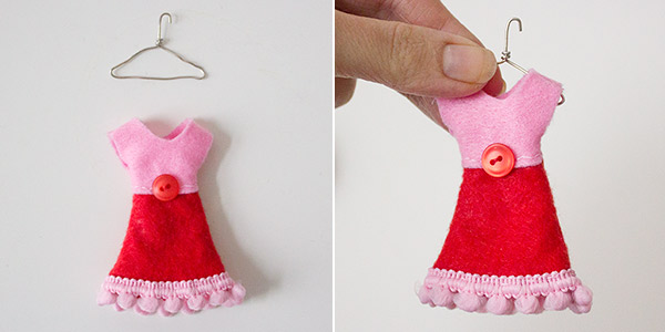 Mini-Kleid fürs Puppenhaus