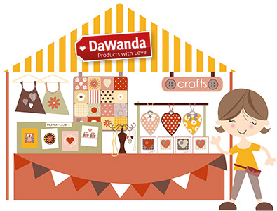 Erfolgreicher DaWanda-Shop