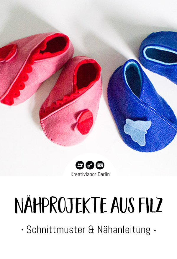 Schnittmuster & Nähanleitung 10 einfache Nähprojekte mit Filz