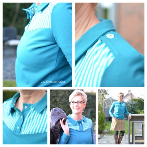 Nähbeispiele Shirt Marla