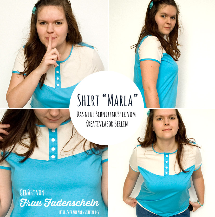 Nähbeispiele Shirt Marla