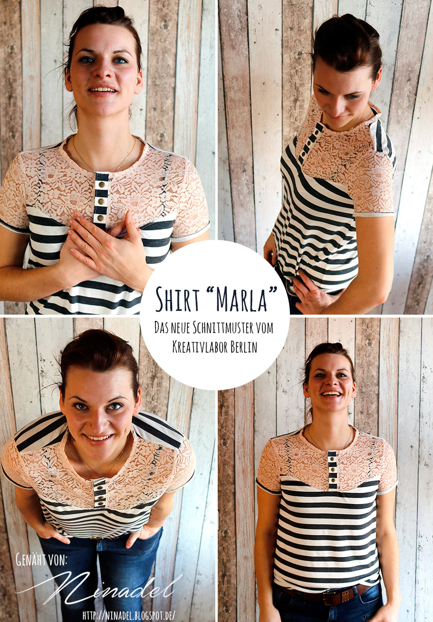 Nähbeispiele Shirt Marla