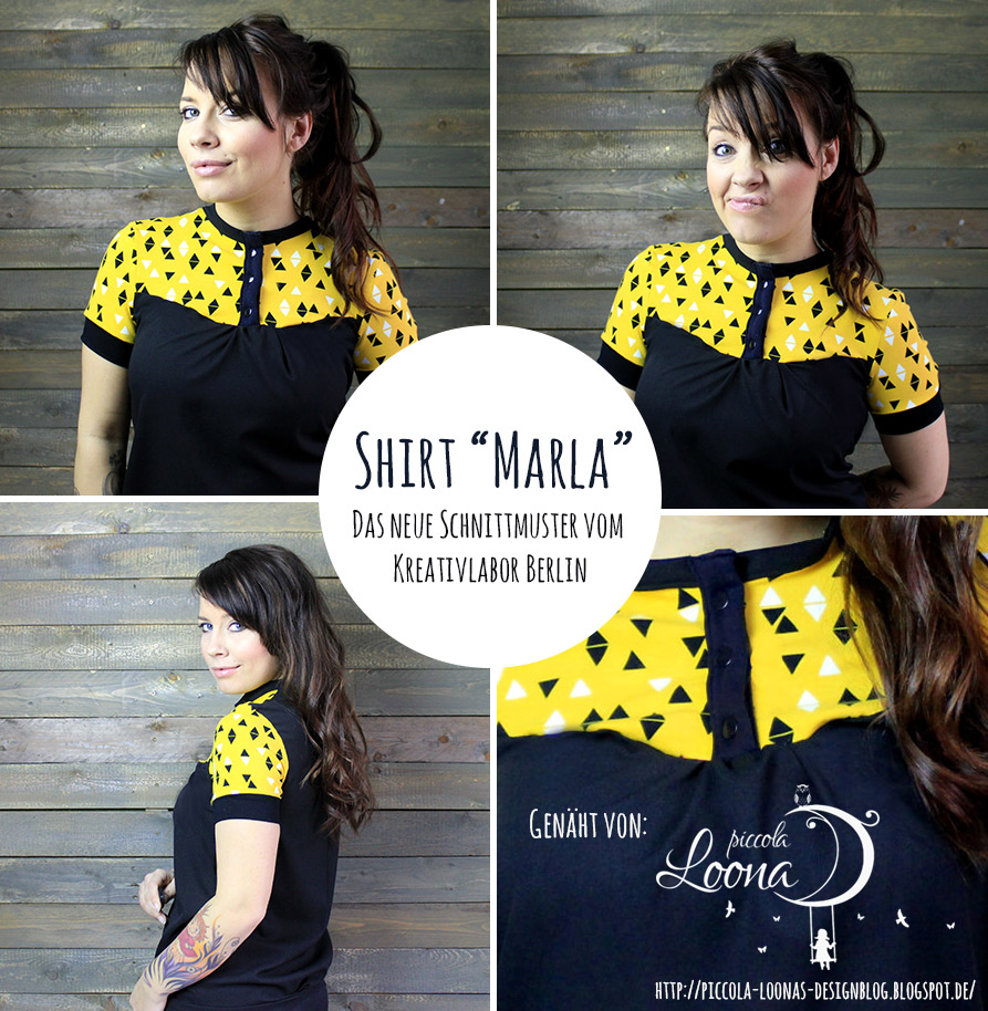 Nähbeispiele Shirt Marla