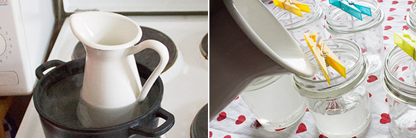 Hochzeits-DIY: Kerzen im Glas