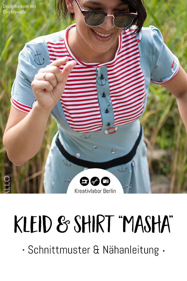 Schnittmuster & Nähanleitung Kleid & Shirt "Masha"