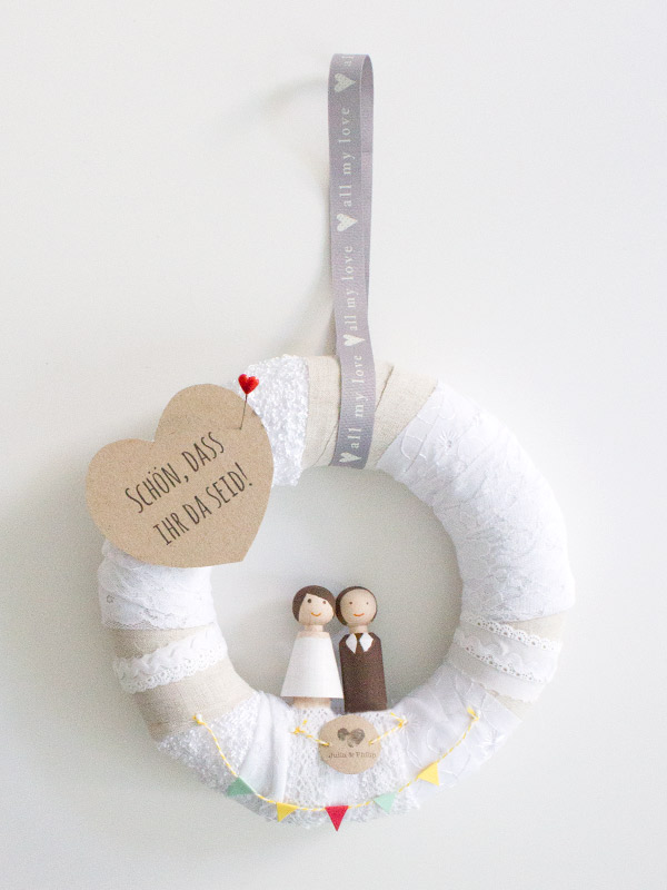 DIY-Anleitung Willkommenskranz zur Hochzeitsfeier