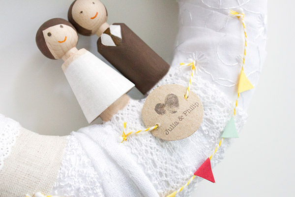DIY-Anleitung Willkommenskranz zur Hochzeitsfeier