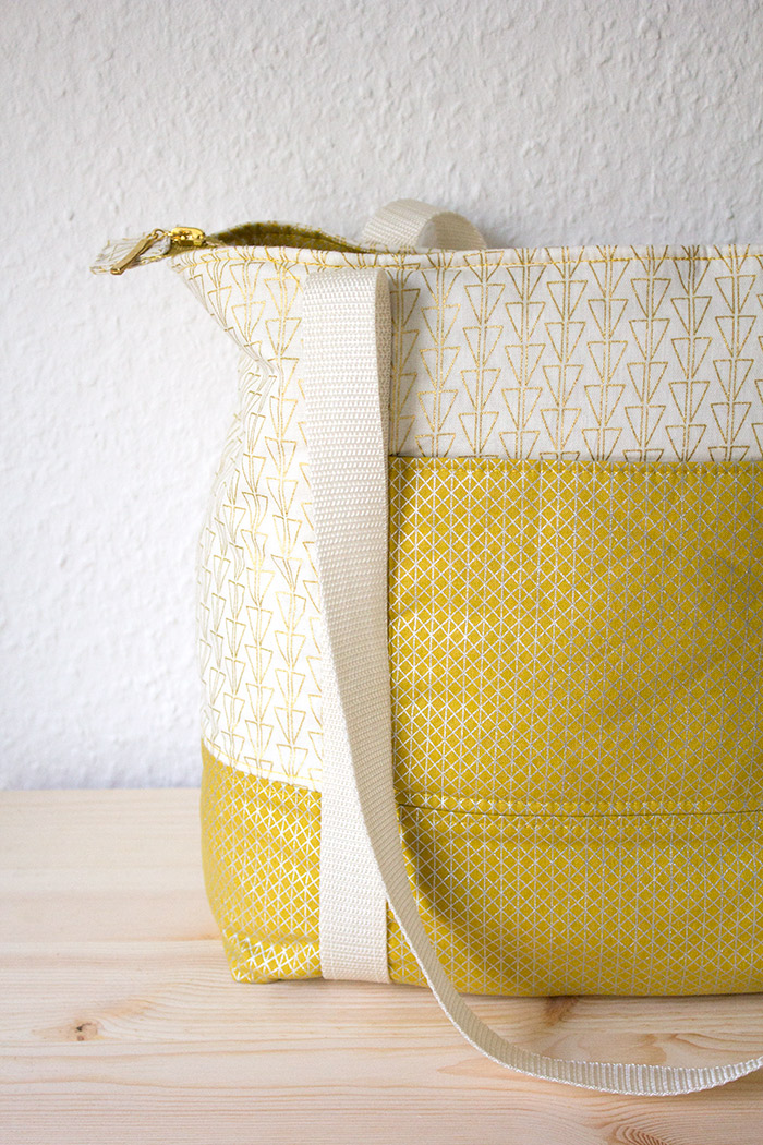 Handtasche "Svea" in Goldtönen