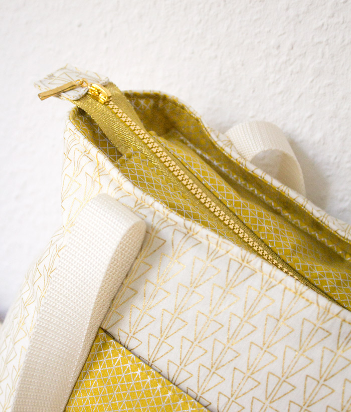 Handtasche "Svea" in Goldtönen