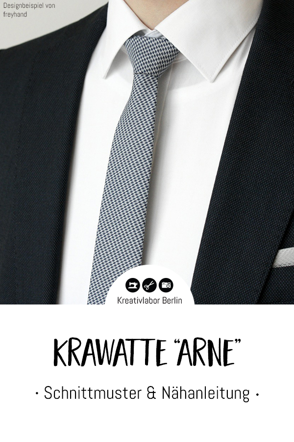 Schnittmuster & Nähanleitung Krawatte "Arne"