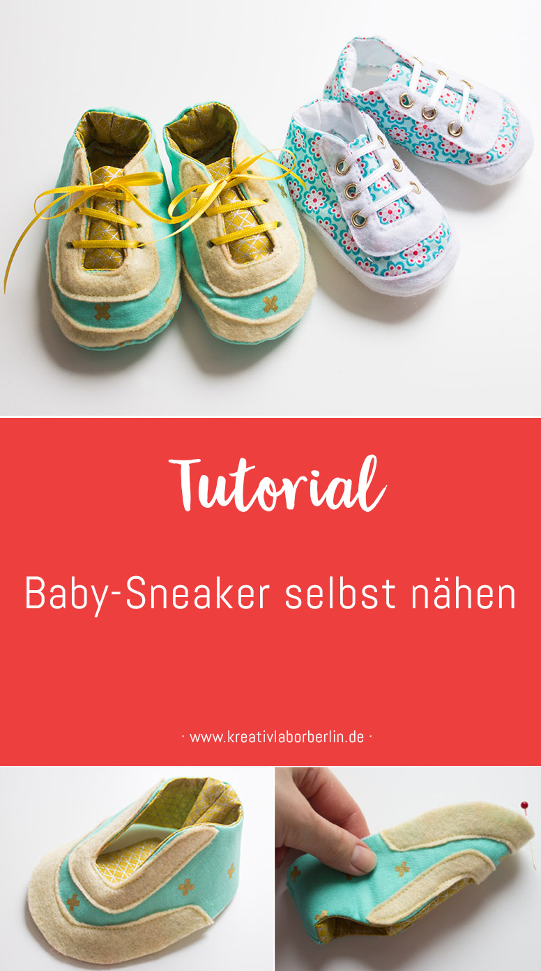 Süße Baby-Sneaker selber nähen