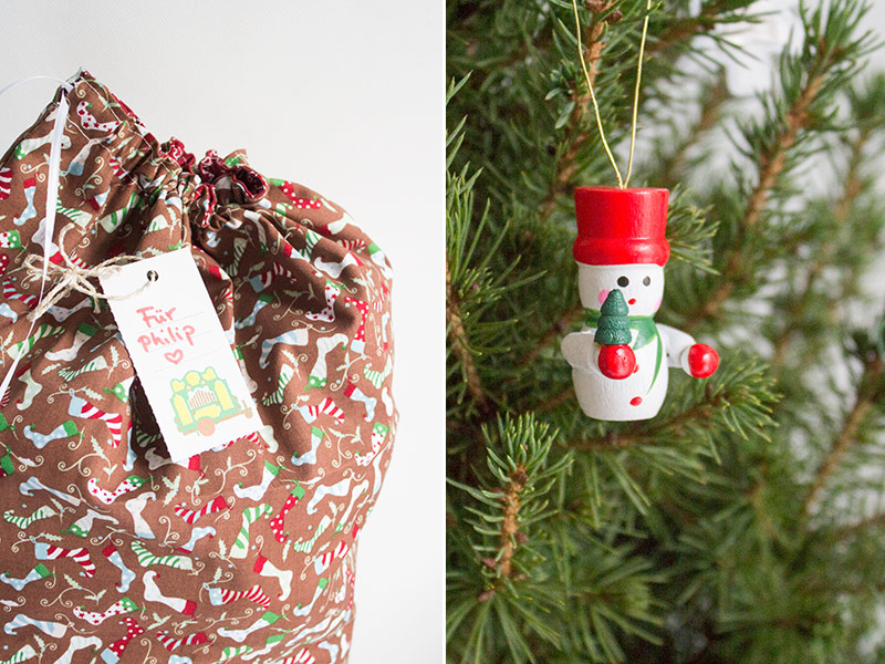 Wiederverwendbare Geschenkverpackungen zu Weihnachten