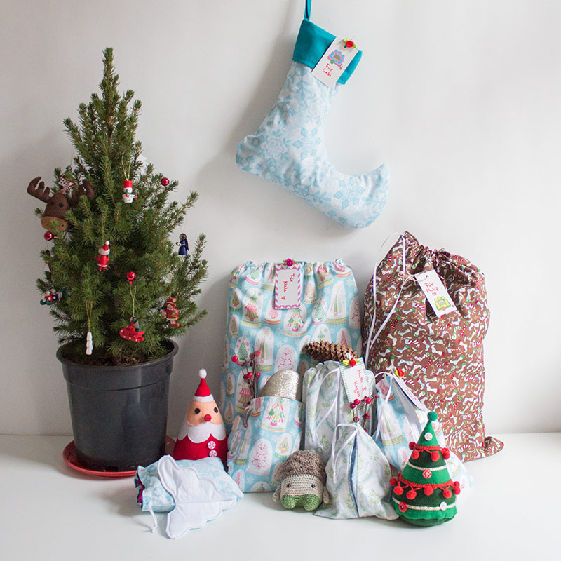 Wiederverwendbare Geschenkverpackungen zu Weihnachten