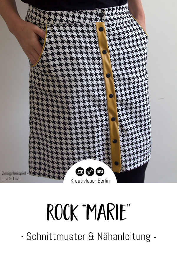 Schnittmuster & Nähanleitung Rock "Marie"