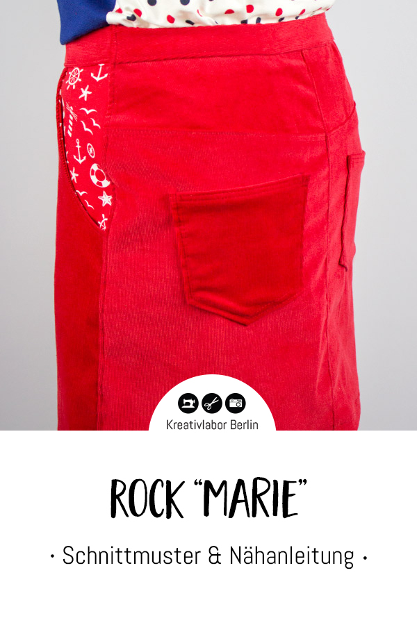 Schnittmuster & Nähanleitung Rock "Marie"