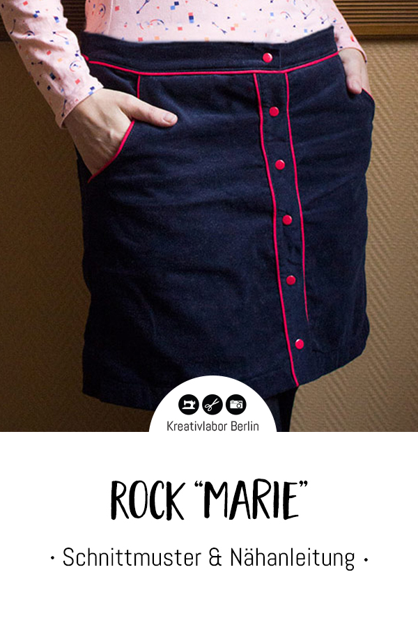 Schnittmuster & Nähanleitung Rock "Marie"