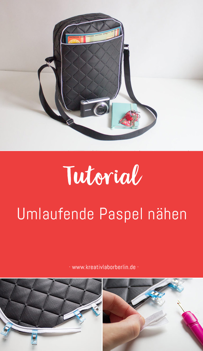 Tutorial: Umlaufende Paspel nähen
