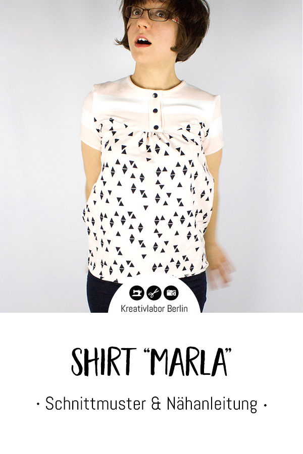 Schnittmuster & Nähanleitung Shirt "Marla"