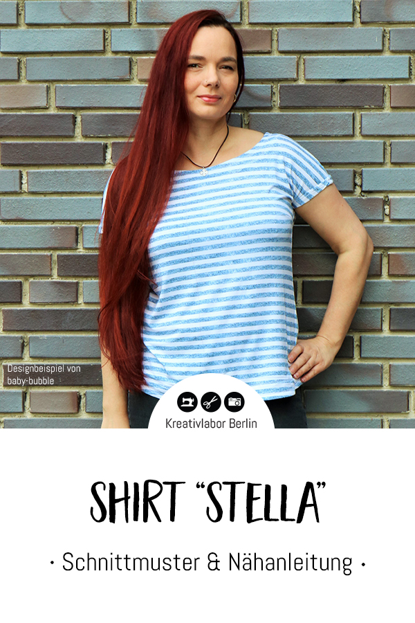 Schnittmuster & Nähanleitung Shirt "Stella"