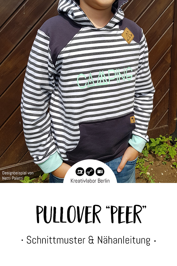 Schnittmuster & Nähanleitung Pullover "Peer"