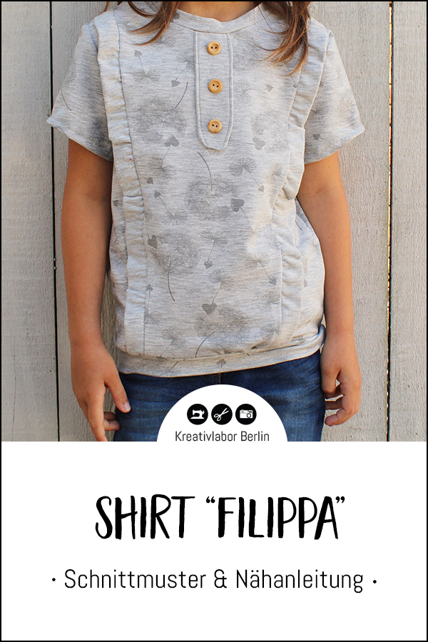 Schnittmuster & Nähanleitung Kinder-Shirt "Filippa"