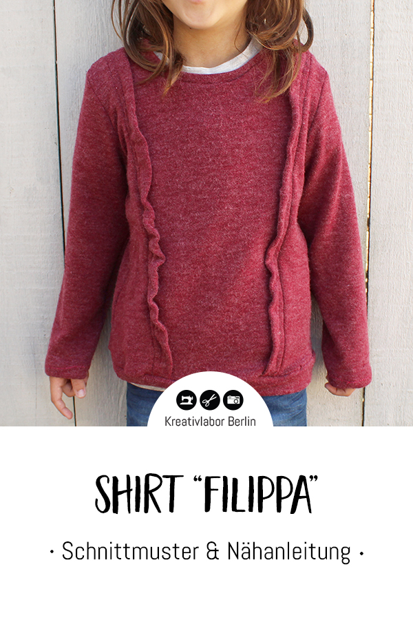 Schnittmuster & Nähanleitung Kinder-Shirt "Filippa"