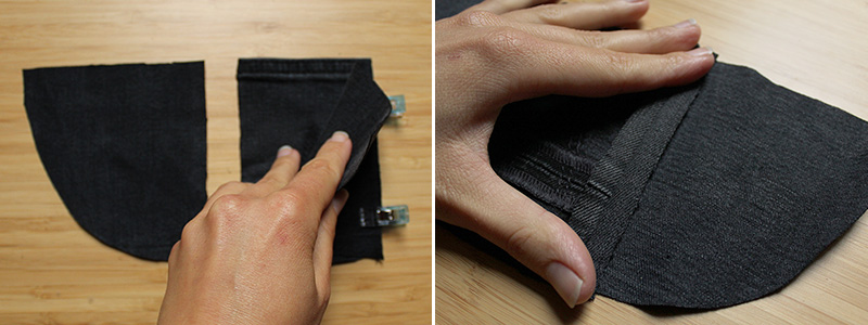 Upcycling-Projekt: Gürteltasche aus einer alten Jeans nähen