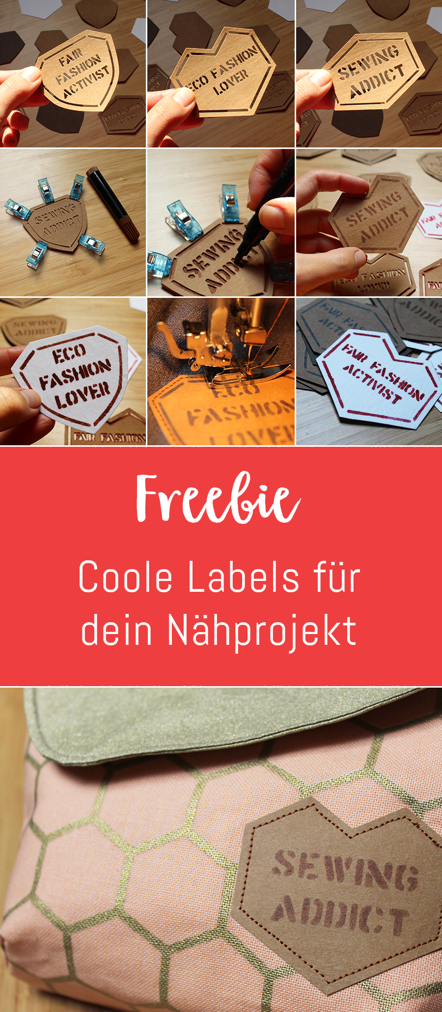Freebie: Coole Labels für dein Nähprojekt · Fair Fashion & Co.