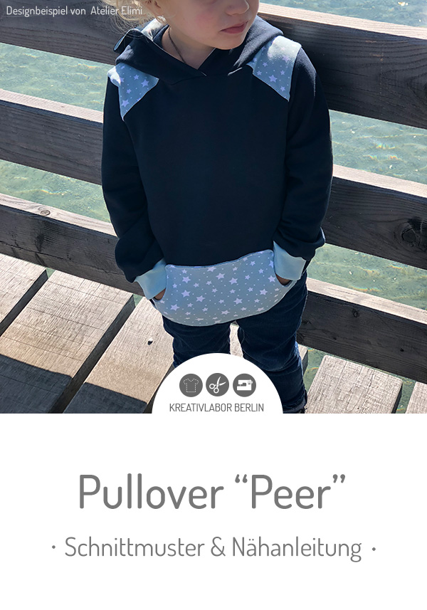 Schnittmuster & Nähanleitung für den Pullover "Peer"