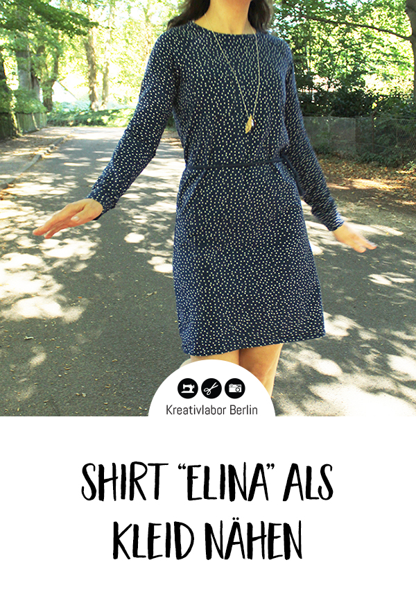 Tutorial: Raglan-Shirt "Elina" als Kleid nähen