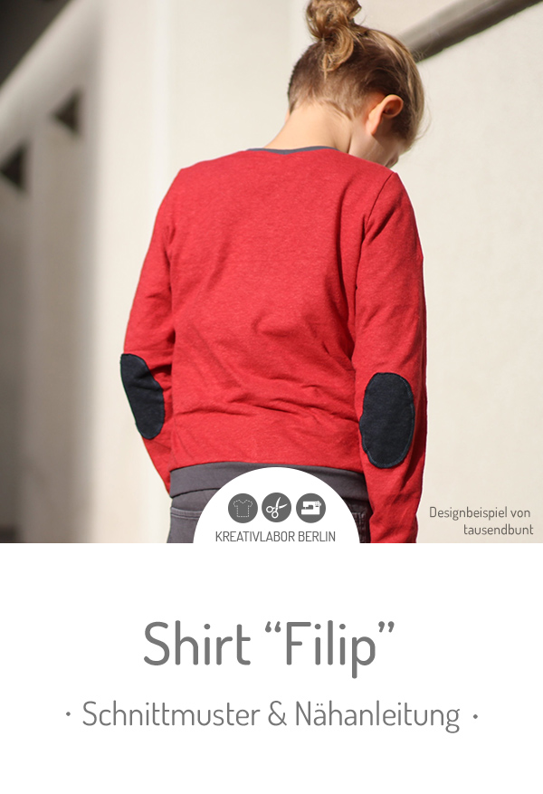 Schnittmuster & Nähanleitung für Kinder-Shirt "Filip"