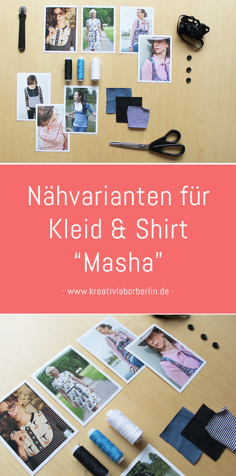 Nähvarianten & Inspirationen für Kleid & Shirt "Masha"